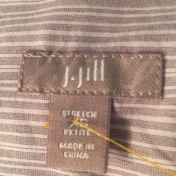 J. JILL - Button-Front Stretch Blouse - Picture 5 of 6